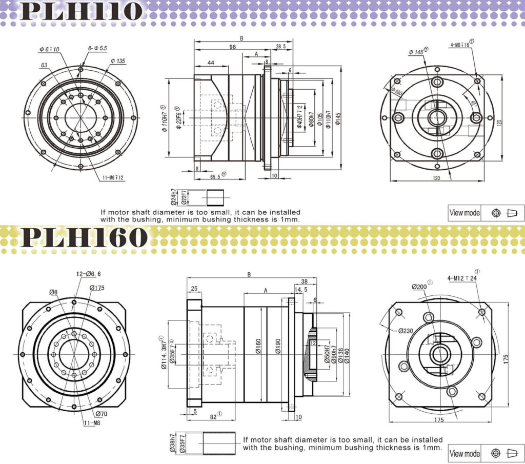 plh disc output gearbox