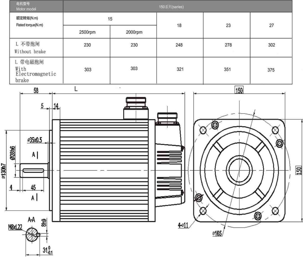 1 kw servo motor drive