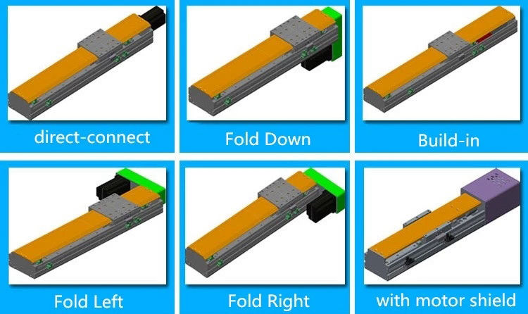 linear motion modules motor location