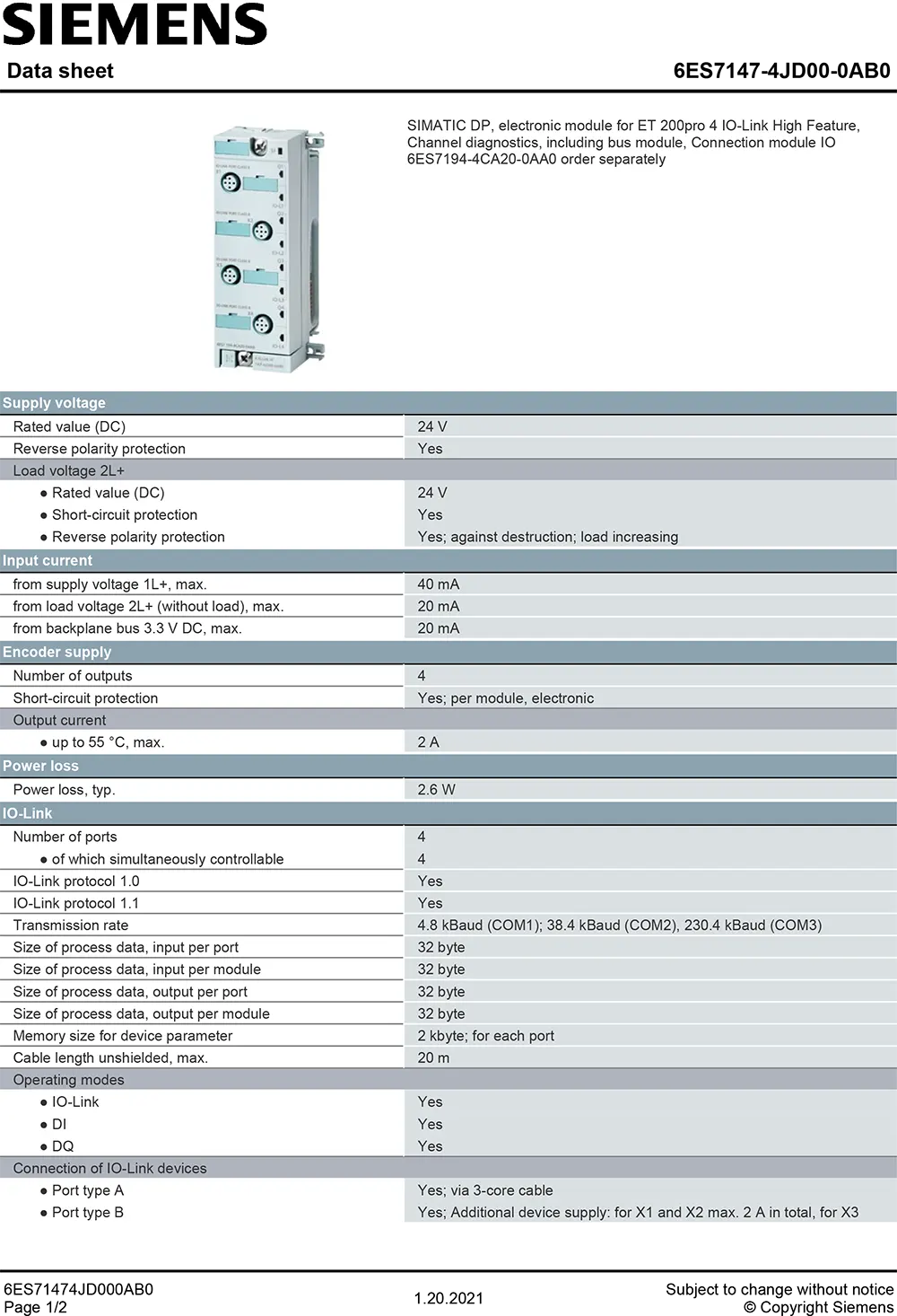 6ES71474JD000AB0_datasheet