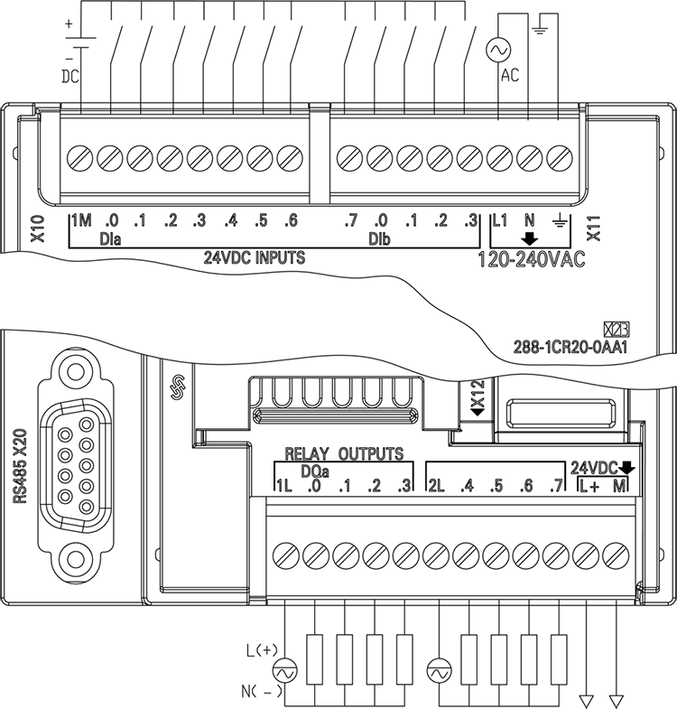 6ES7288-1CR20-0AA1 diagram
