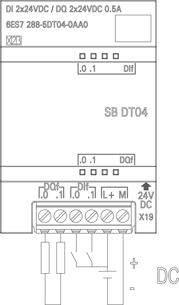 6ES7288-5DT04-0AA0 Wiring Diagram Layout