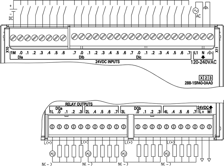 6ES7 288-1SR40-0AA0 siemens io diagram